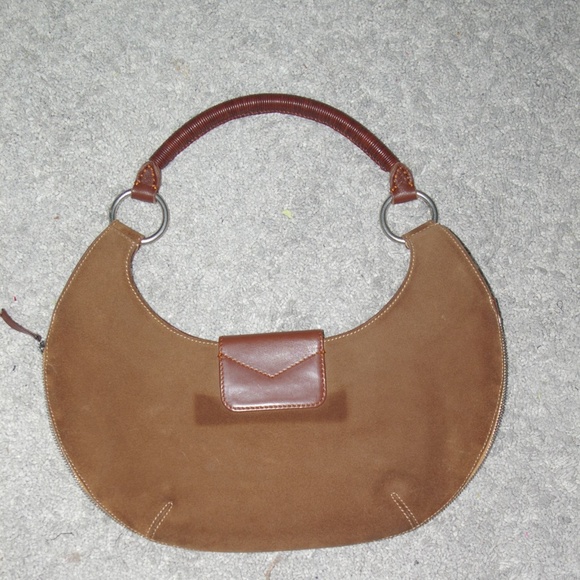 Rare Michael Kors  shoulder suede hobo bag - Picture 1 of 8